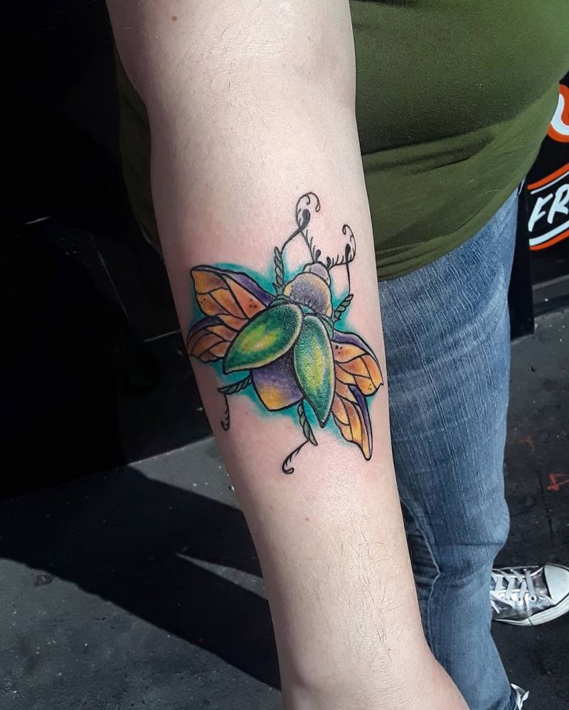 30 Unique June Bug Tattoos for Your Inspiration