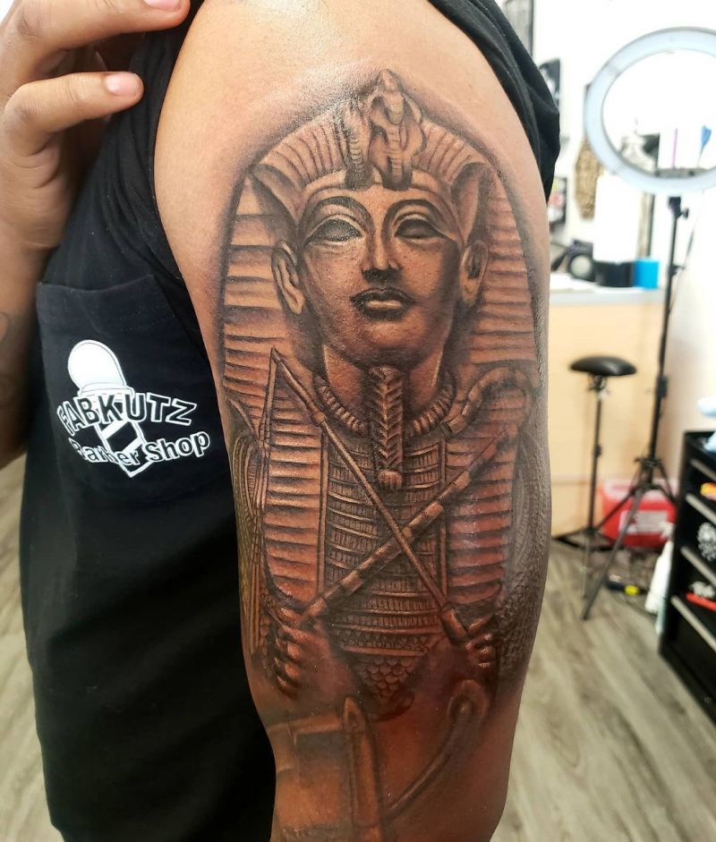 30 Unique King Tut Tattoos You Must Try