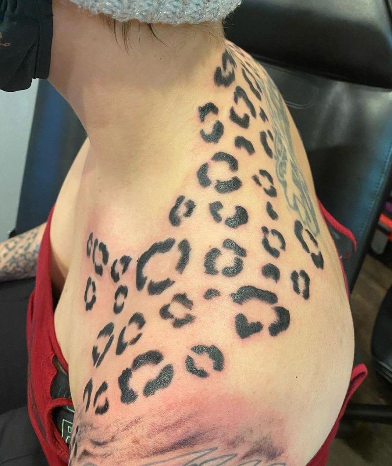 30 Pretty Leopard Print Tattoos You Can Copy