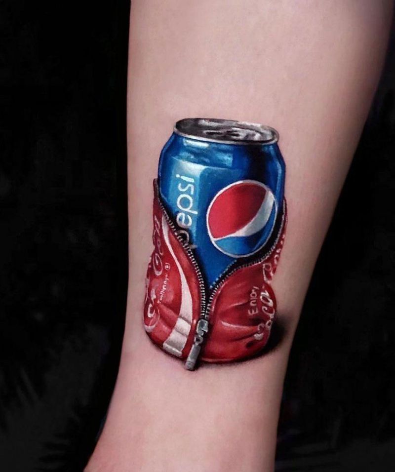 30 Pretty Pepsi Tattoos You Must Try