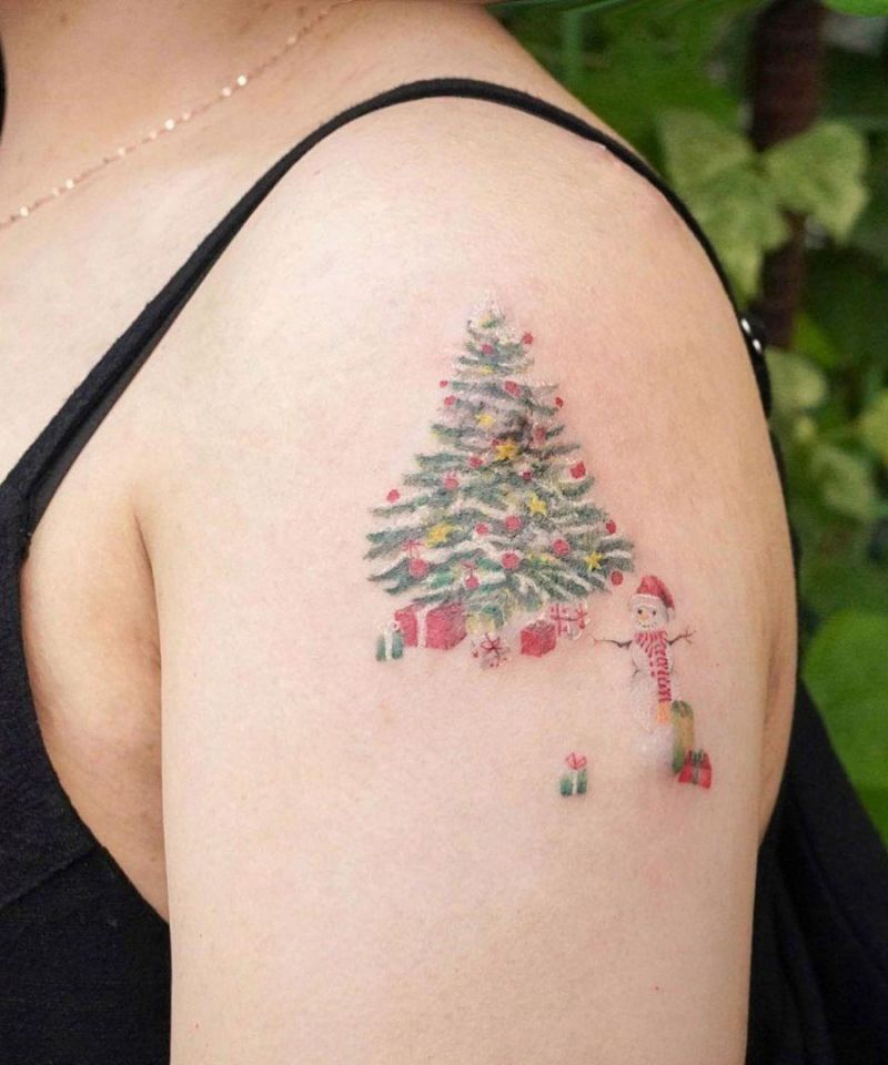 30 Unique Snowman Tattoos You Can Copy