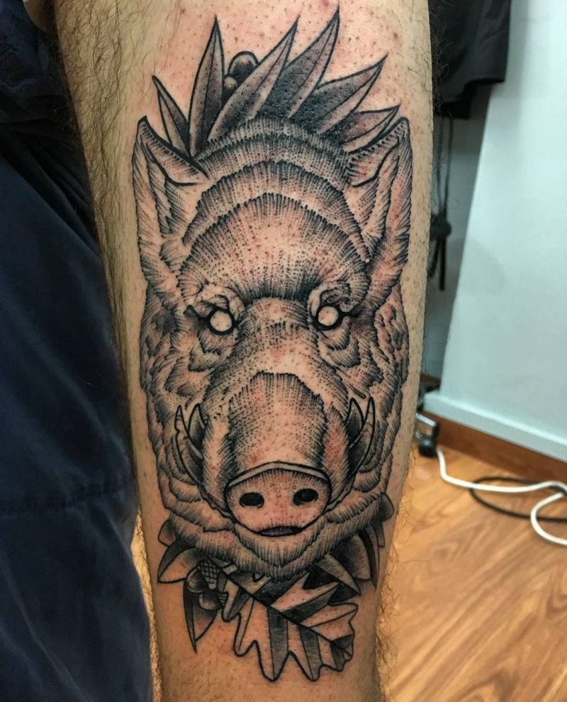 30 Unique Warthog Tattoos You Must Try