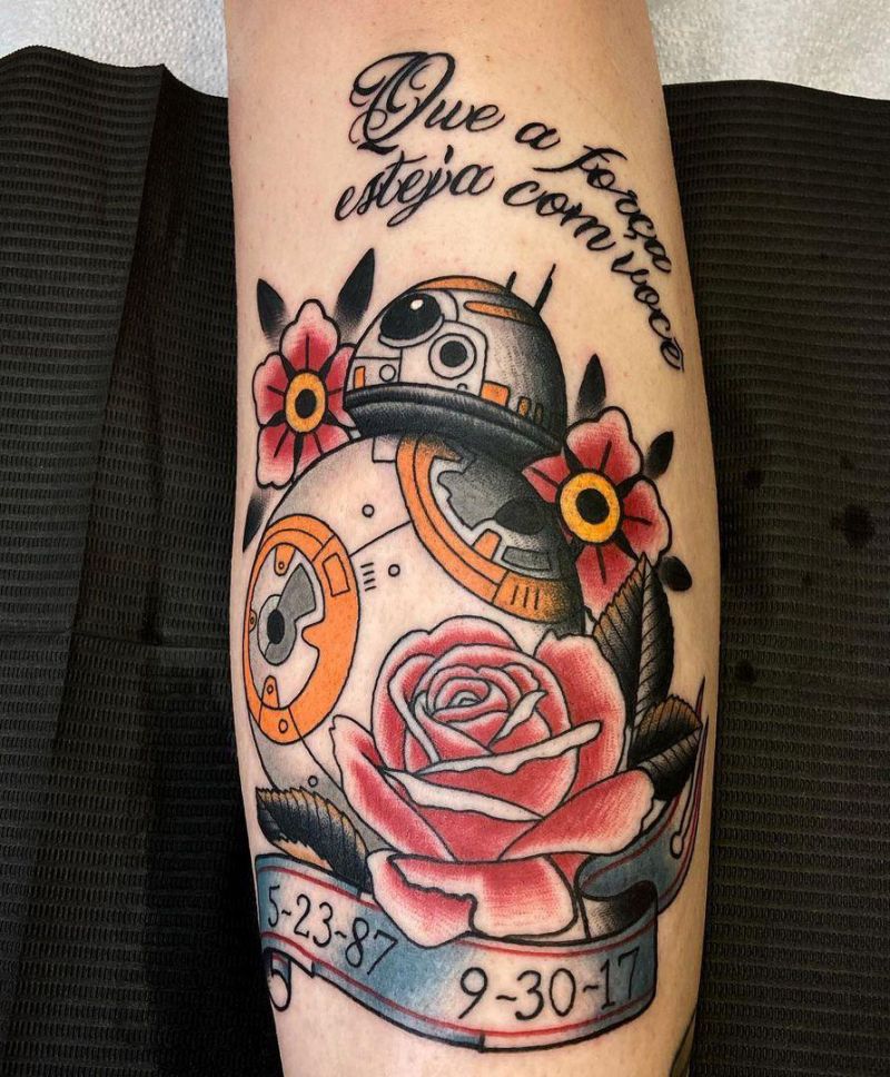 30 Pretty BB8 Tattoos You Must Try