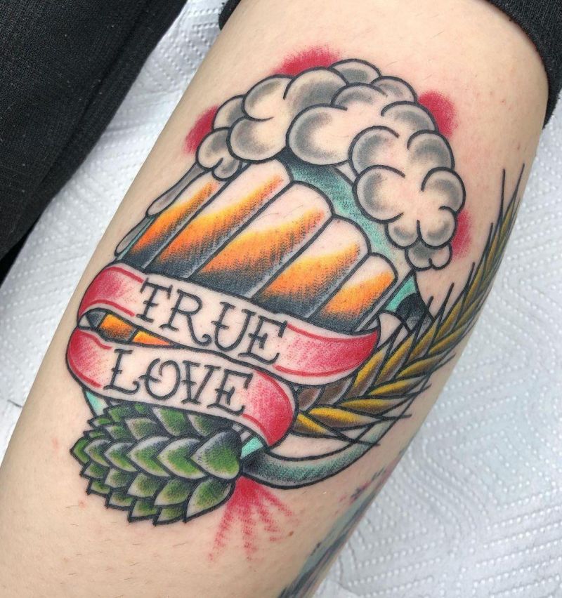 30 Unique Beer Tattoos You Can Copy