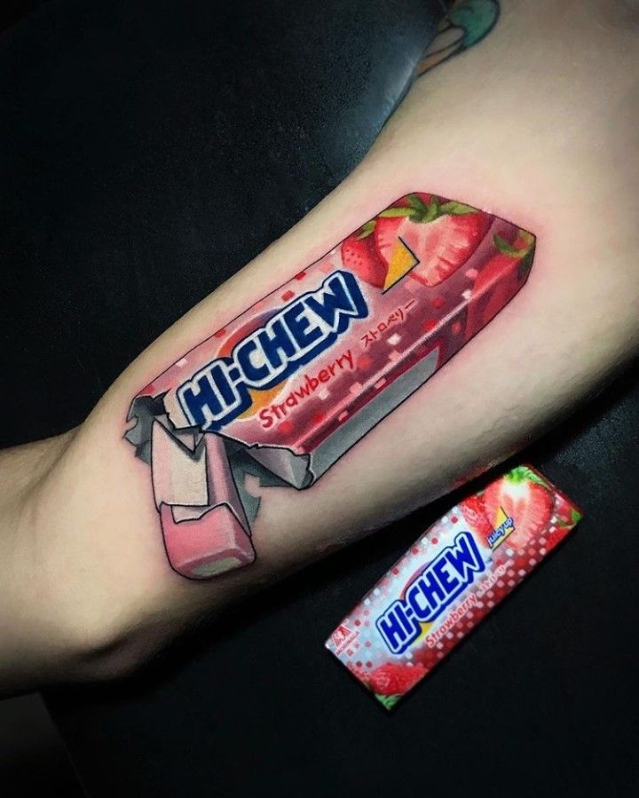 30 Pretty Candy Tattoos You Must Love