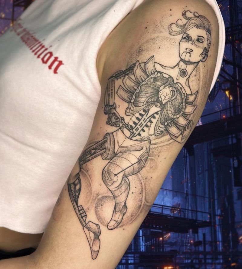 30 Unique Cyborg Tattoos You Will Love