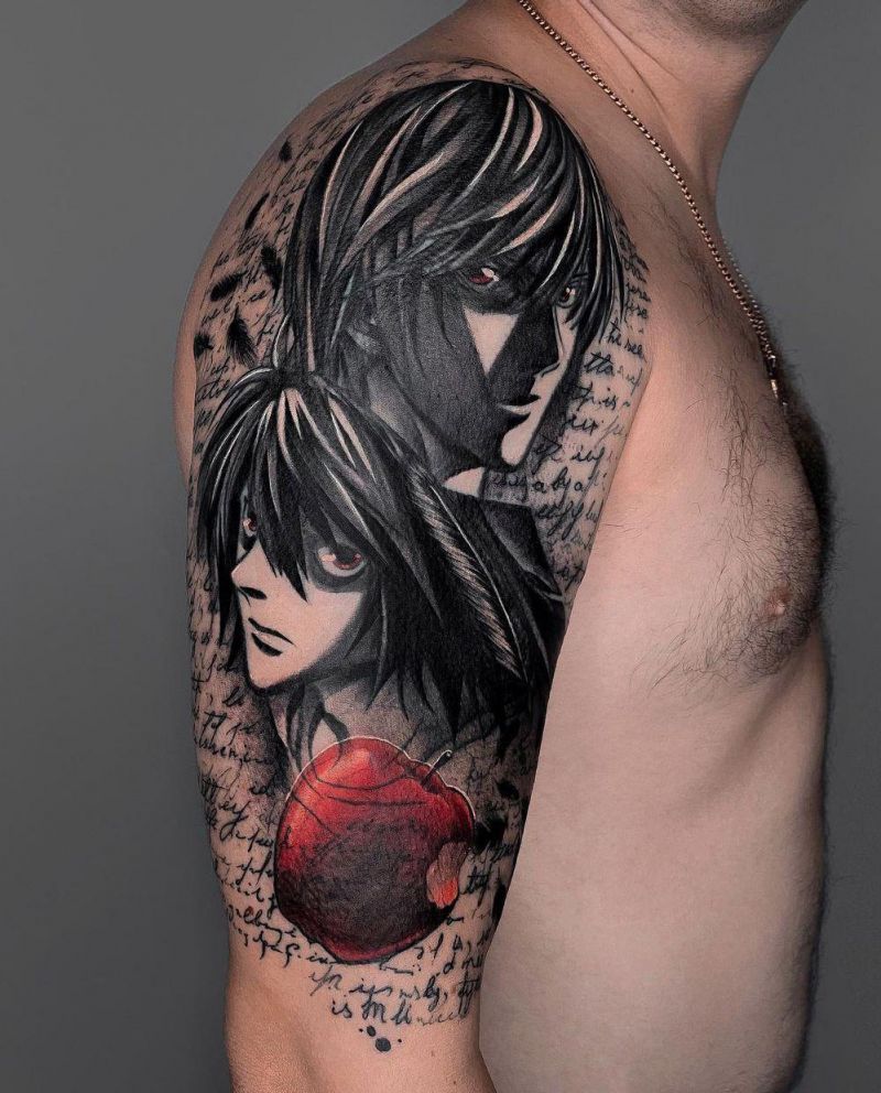 30 Unique Deathnote Tattoos You Must Love