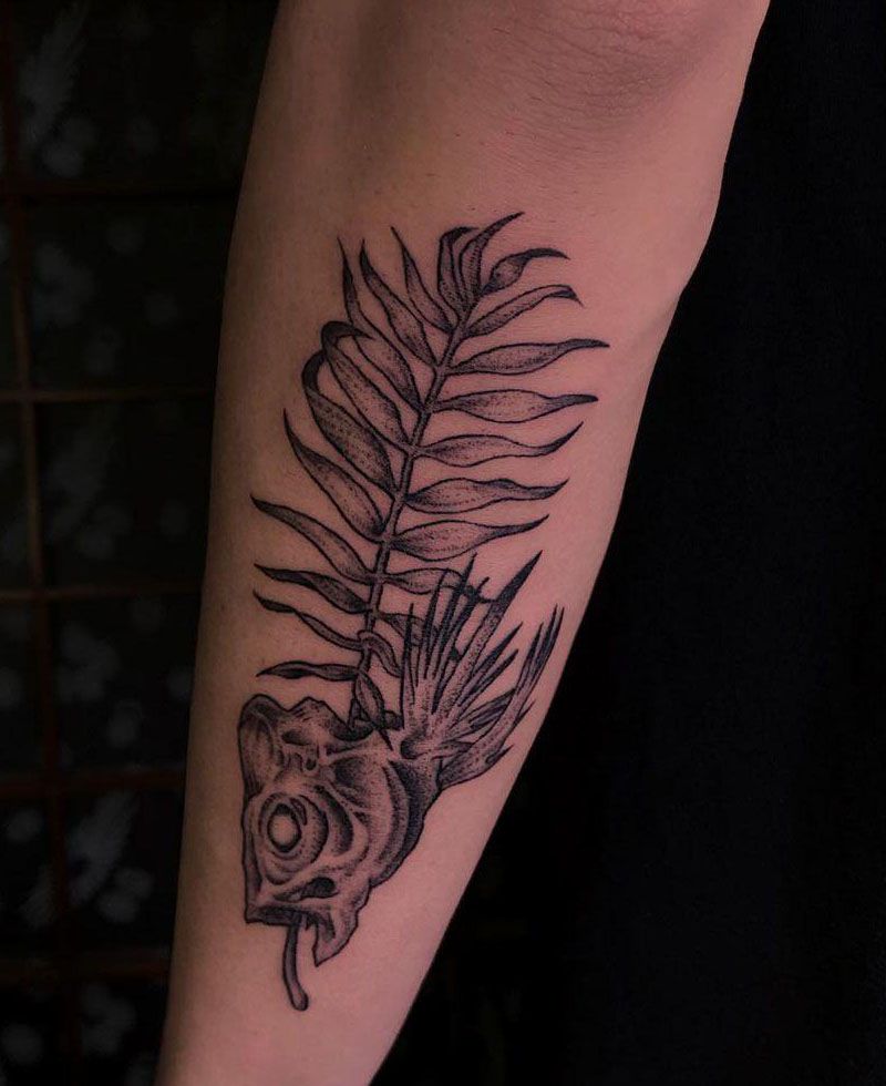 30 Unique Fishbone Tattoos You Can Copy