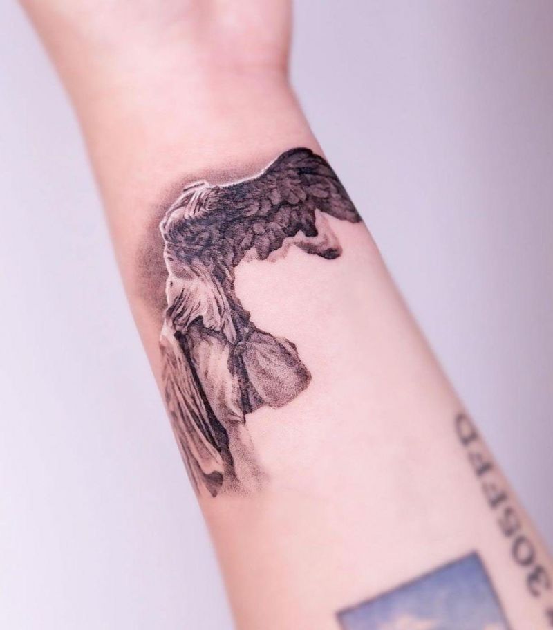 30 Gorgeous Nike Goddess Tattoos You Must See