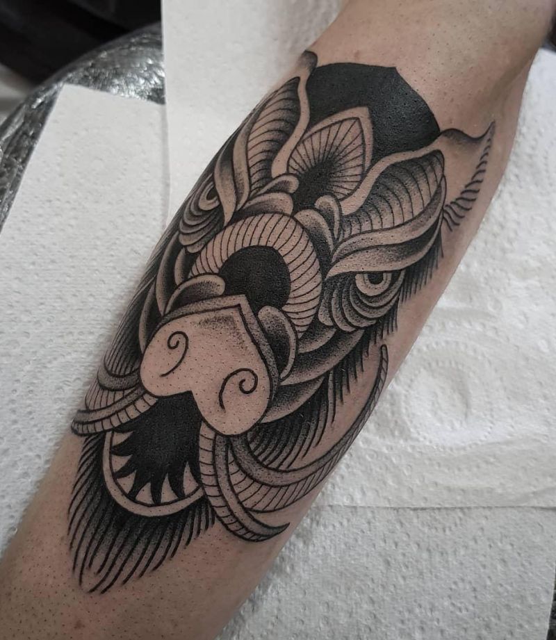 30 Unique Warthog Tattoos You Must Try