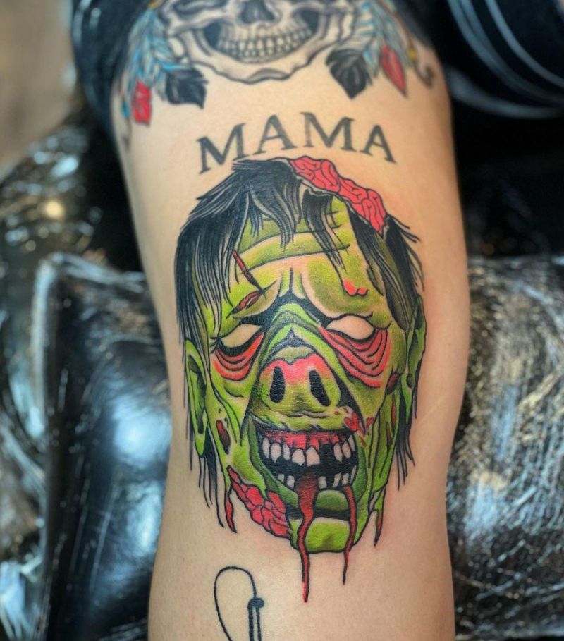 30 Unique Zombie Tattoos You Can Copy