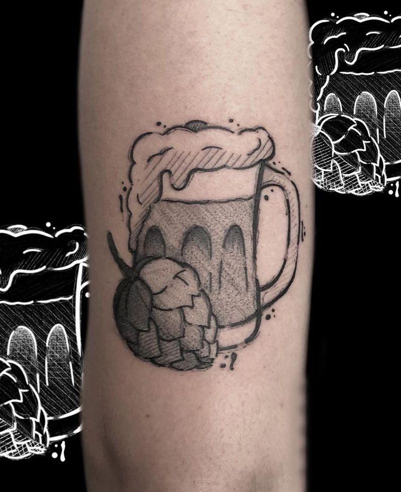 30 Unique Beer Tattoos You Can Copy