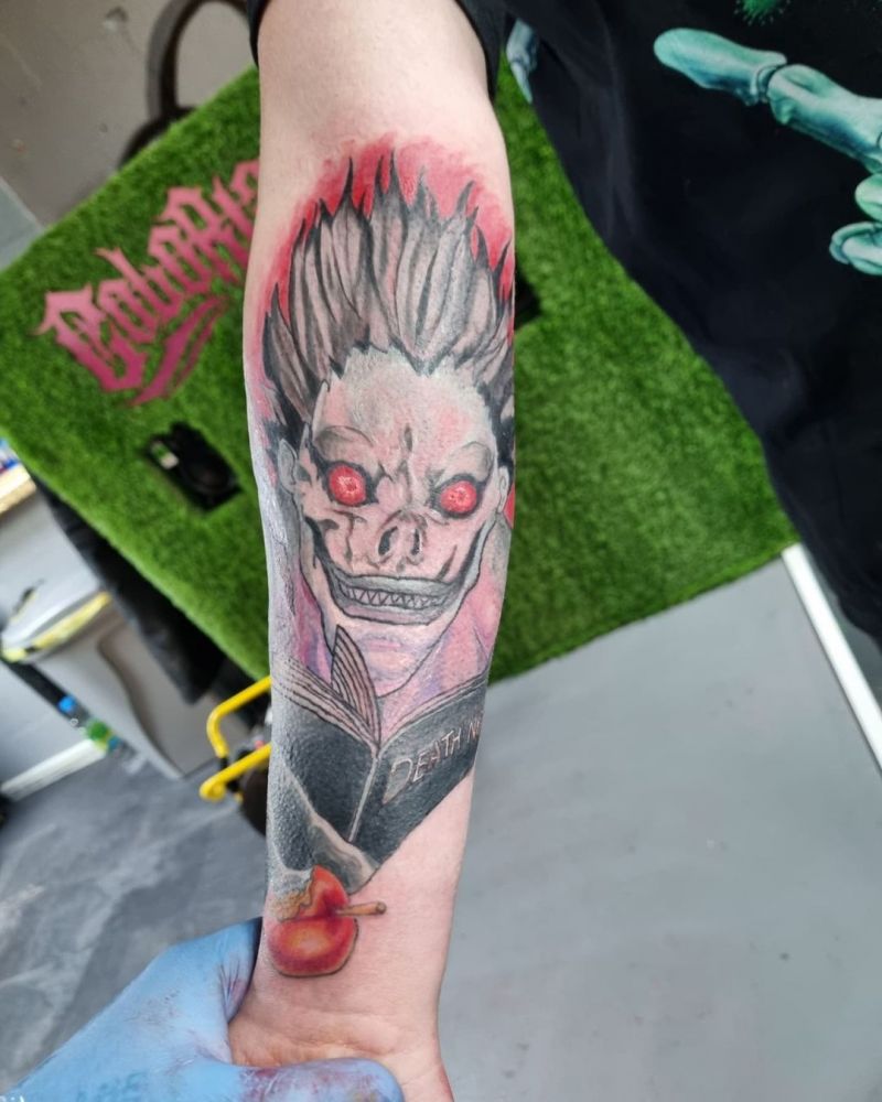 30 Unique Deathnote Tattoos You Must Love