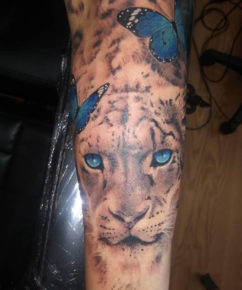 30 Gorgeous Snow Leopard Tattoos You Can Copy