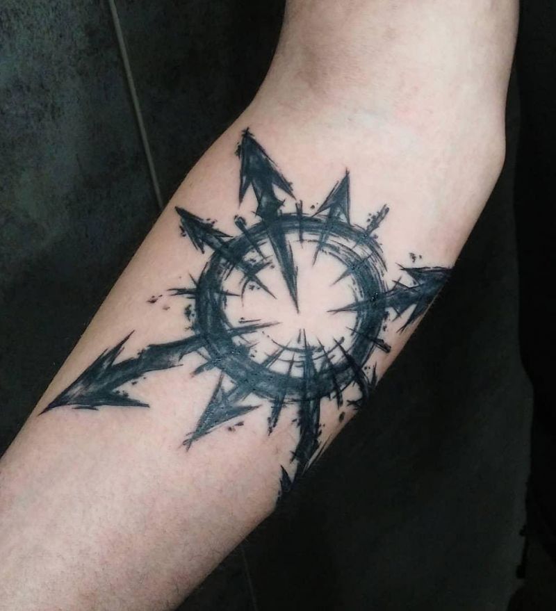 30 Unique Chaos Star Tattoos You Will Love