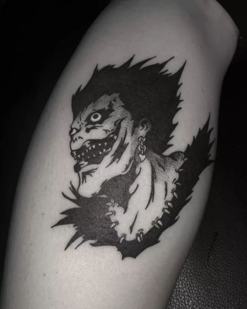 30 Unique Deathnote Tattoos You Must Love