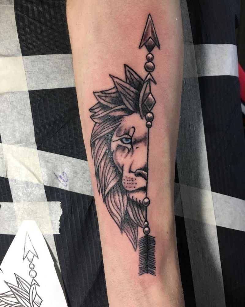 30 Pretty Half Lion Tattoos You Must Try