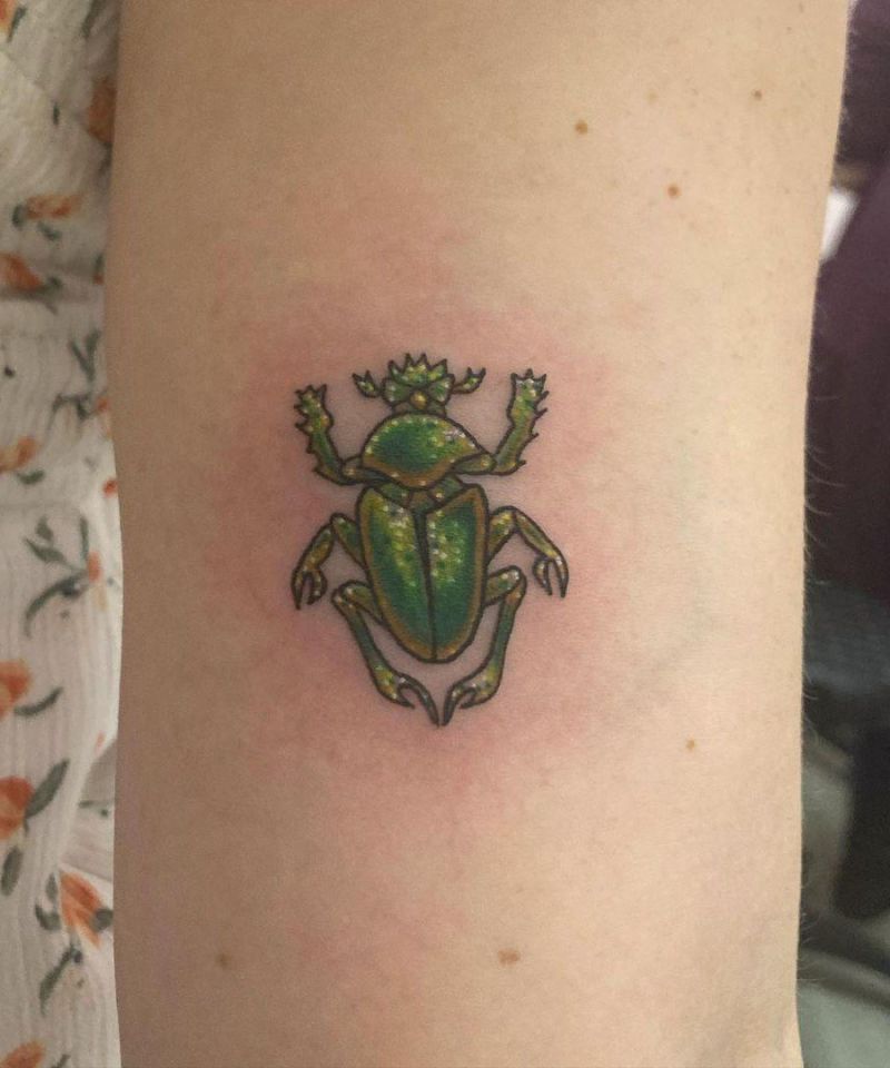 30 Unique June Bug Tattoos for Your Inspiration