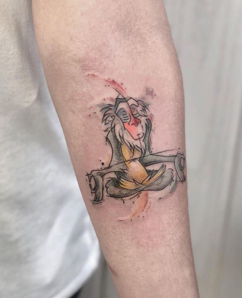 30 Unique Rafiki Tattoos You Must Try