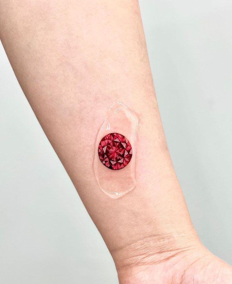 30 Pretty Ruby Tattoos You Must Try