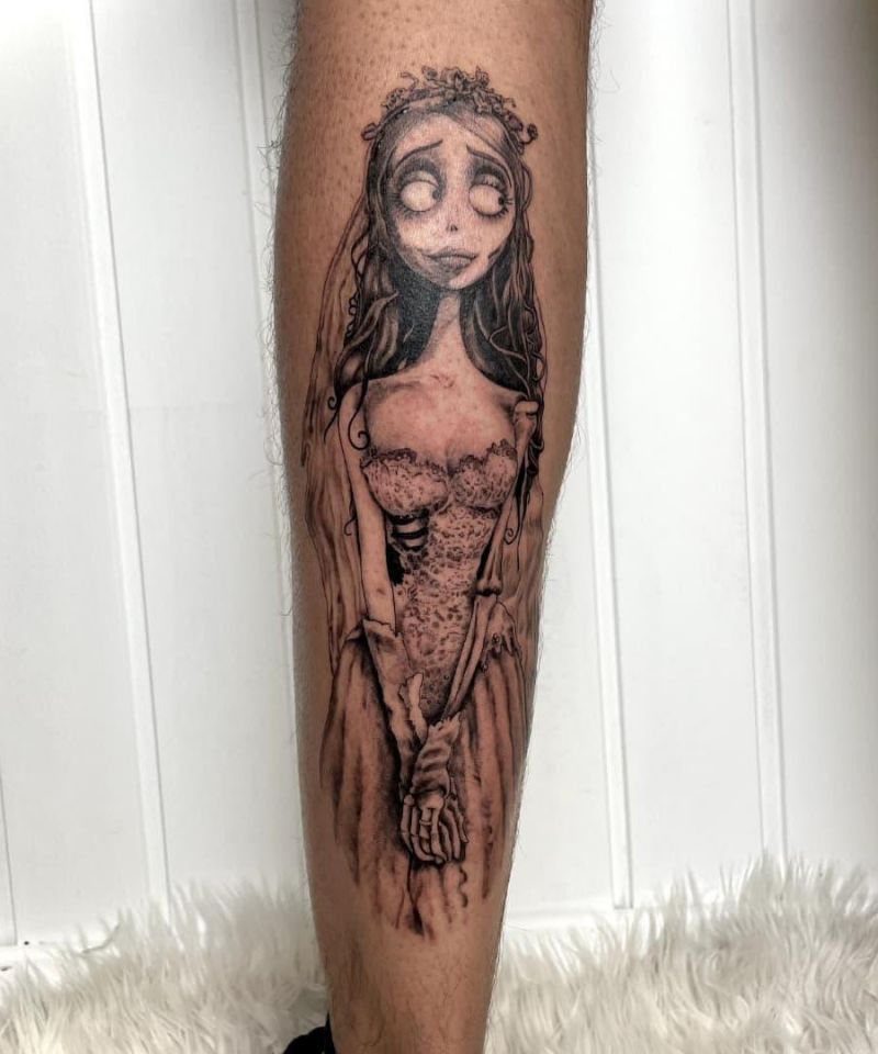 30 Unique Corpse Bride Tattoos You Will Love