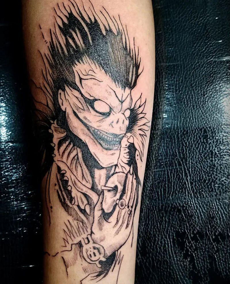 30 Unique Deathnote Tattoos You Must Love