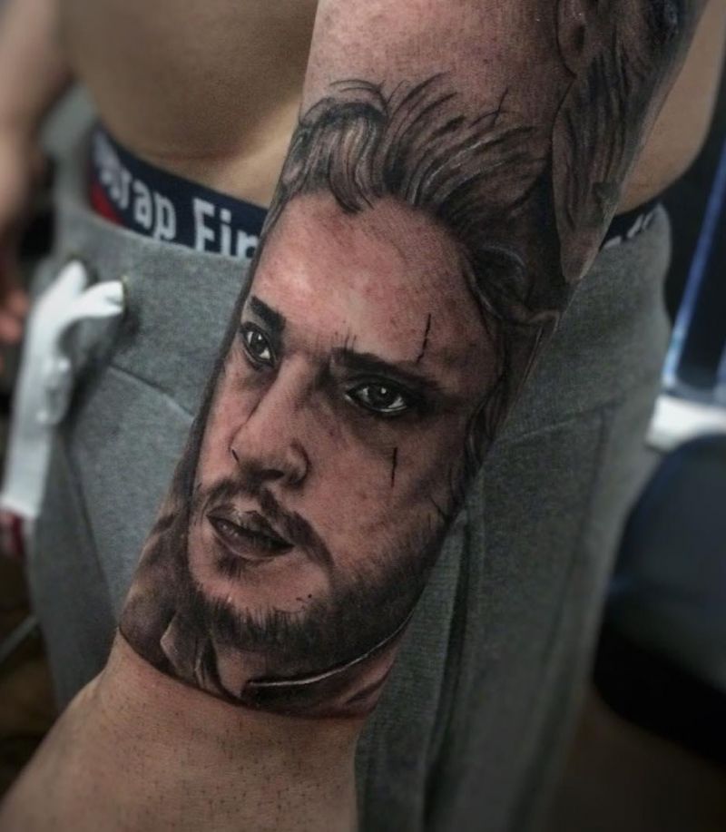 30 Great Jon Snow Tattoos to Inspire You