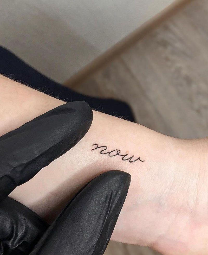 30 Unique Now Tattoos for Your Inspiration