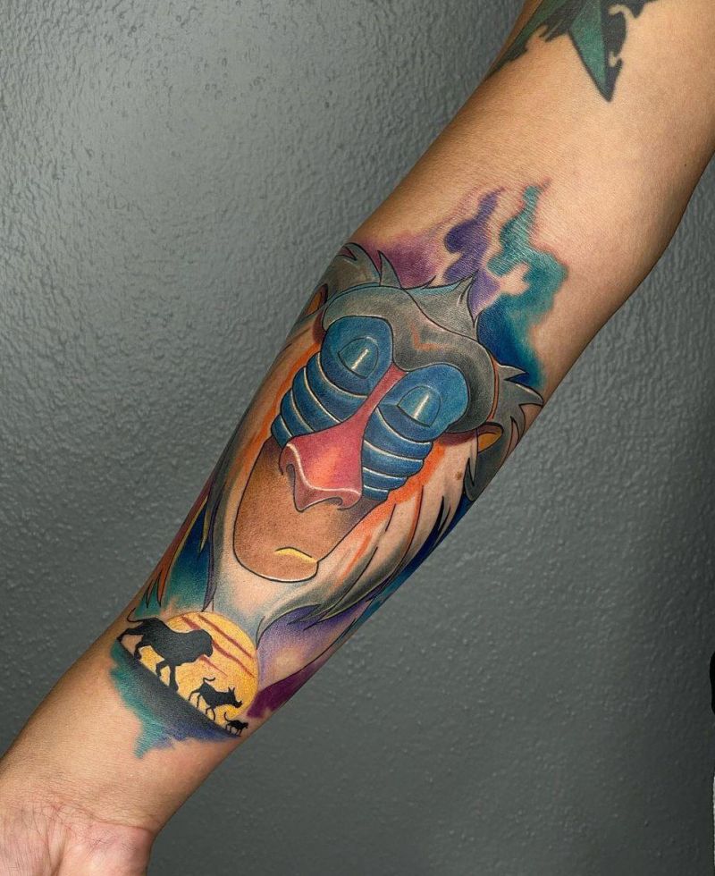 30 Unique Rafiki Tattoos You Must Try