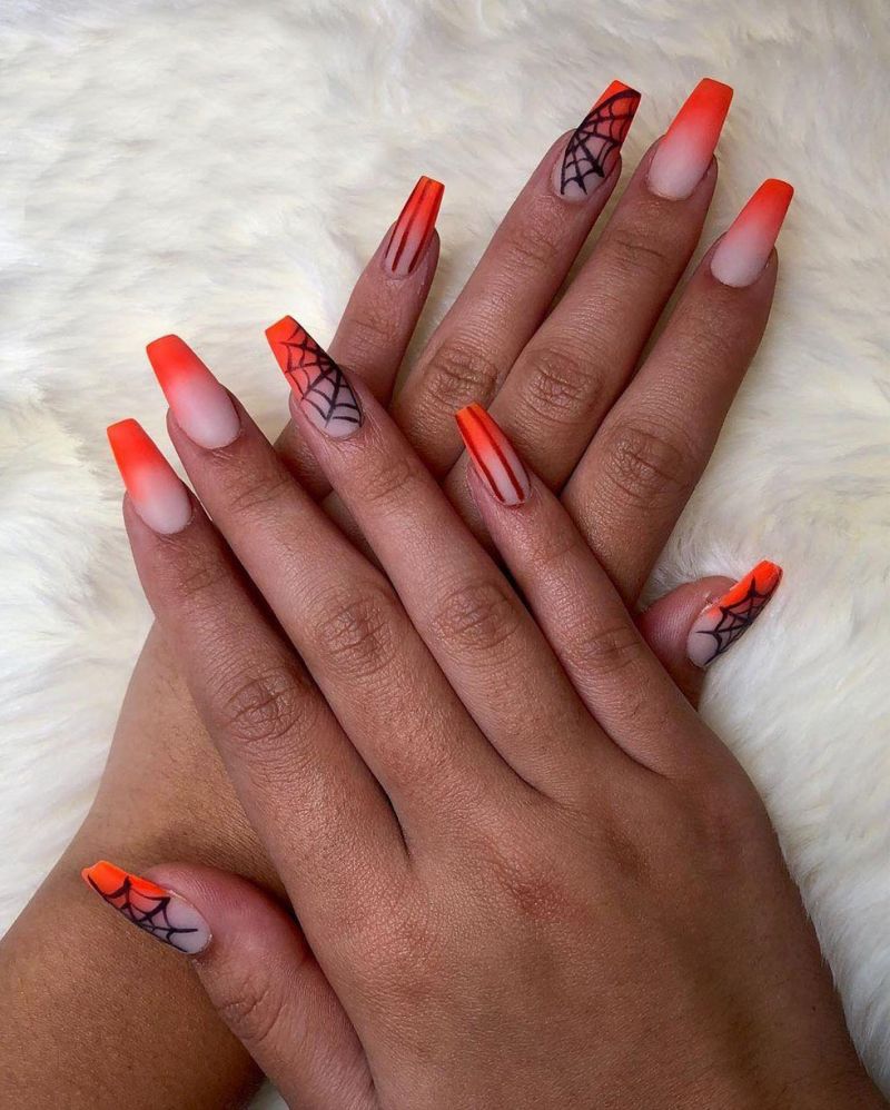 30 Spider Web Nail Art Designs for Halloween