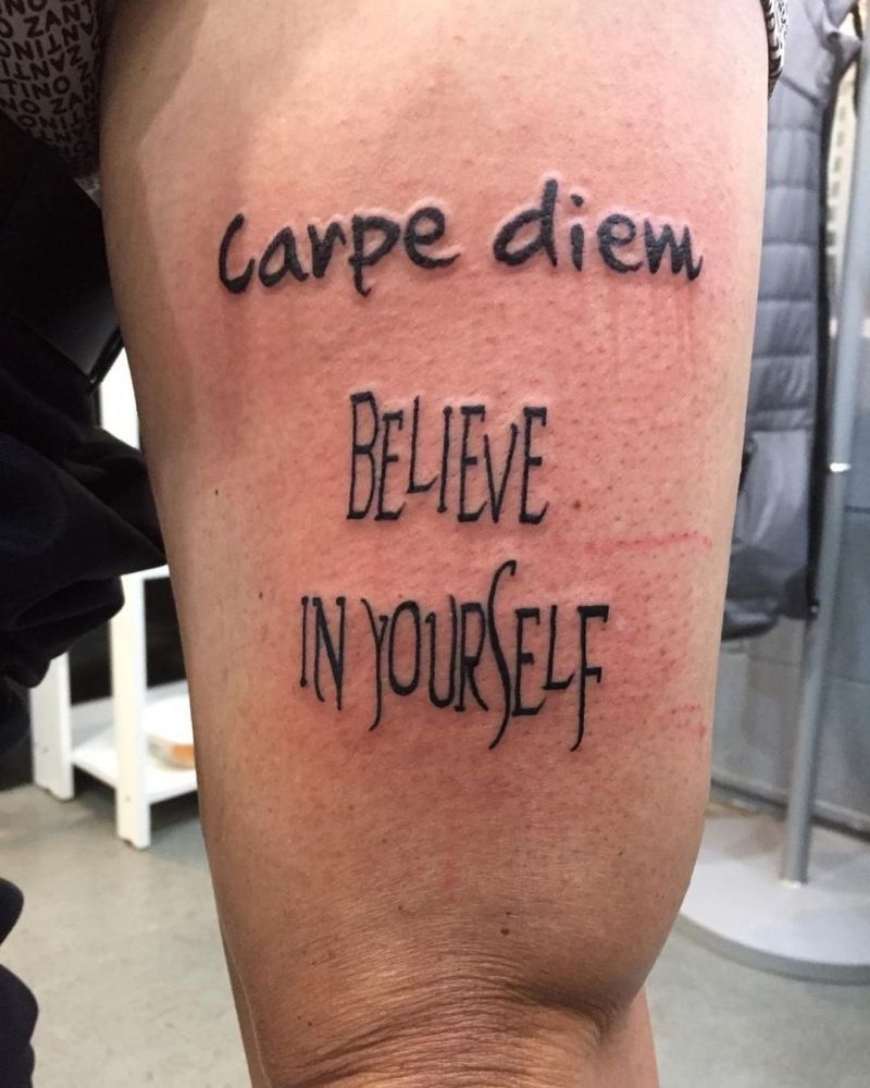 30 Great Believe in Yourself Tattoos You Want to Try