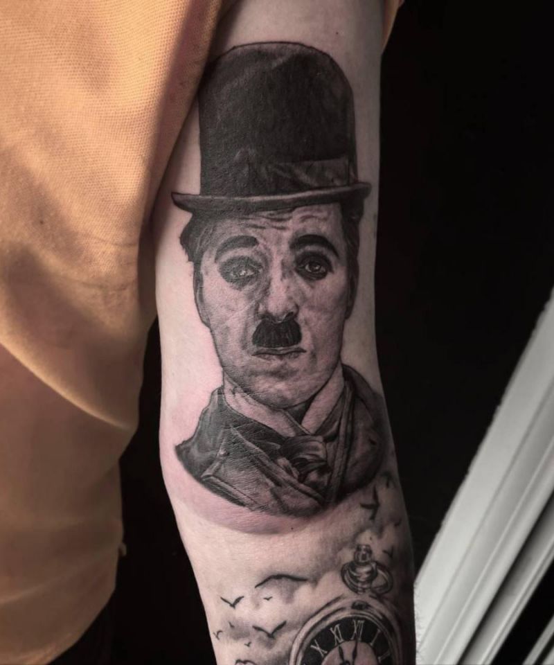 30 Unique Charlie Chaplin Tattoos You Can Copy