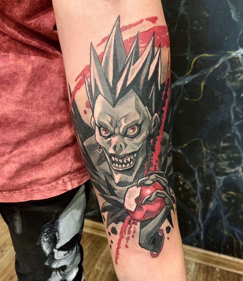 30 Unique Deathnote Tattoos You Must Love