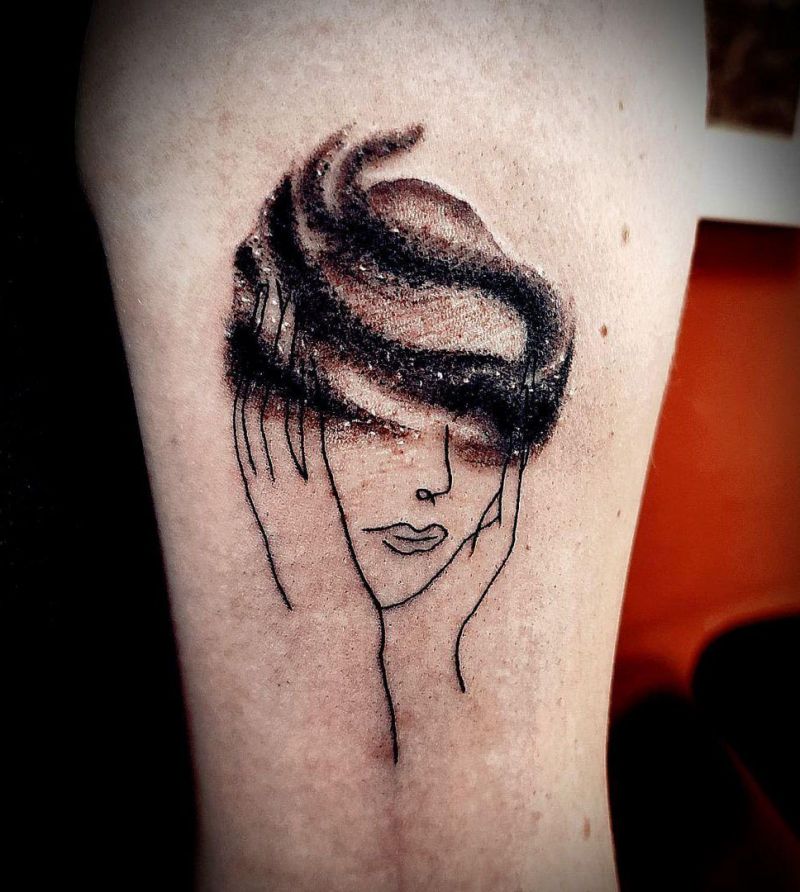 30 Unique Half Face Tattoos You Can Copy