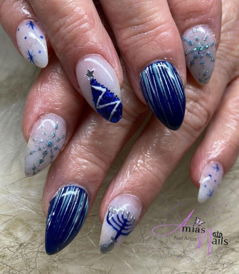 30 Trendy Hanukkah Nail Art Designs Just For You