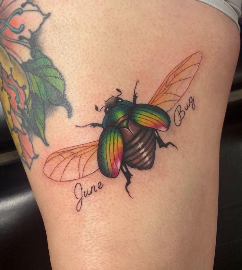 30 Unique June Bug Tattoos for Your Inspiration