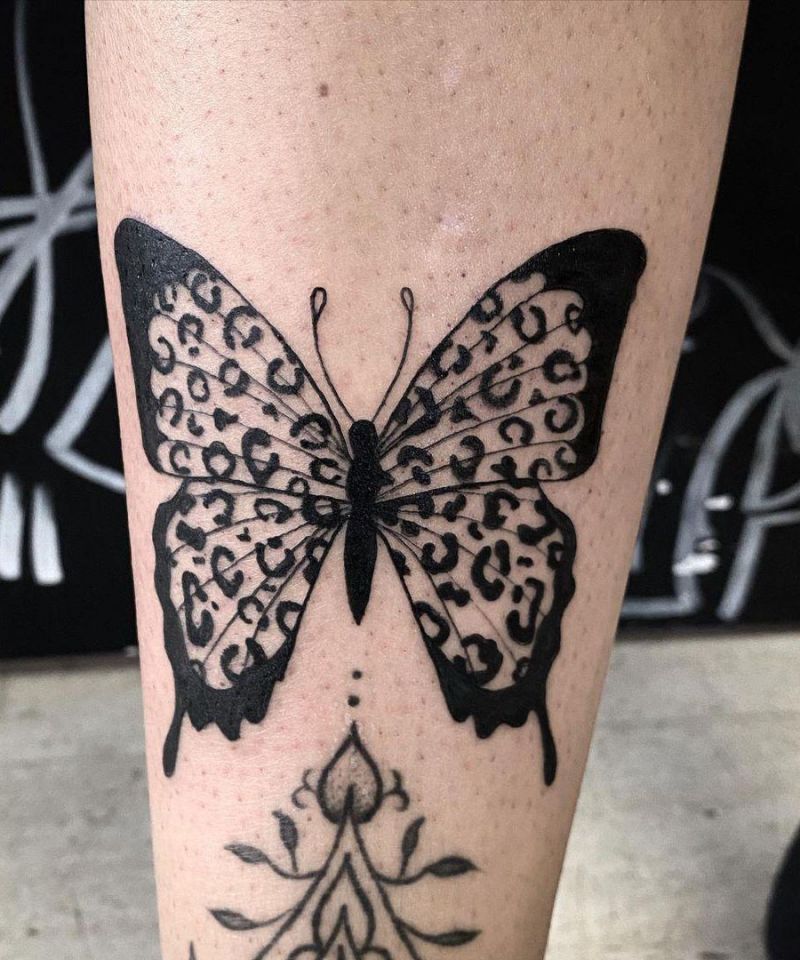 30 Pretty Leopard Print Tattoos You Can Copy