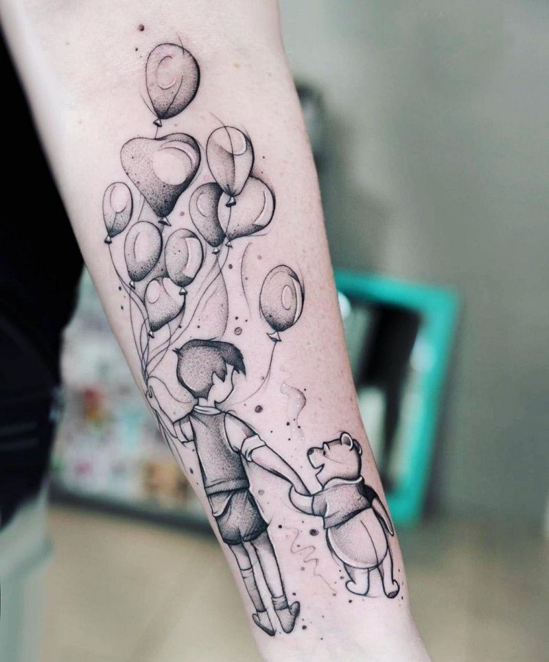 30 Cute Winnie The Pooh Tattoos You Must Try