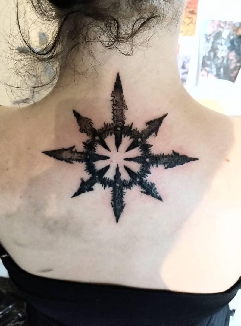 30 Unique Chaos Star Tattoos You Will Love