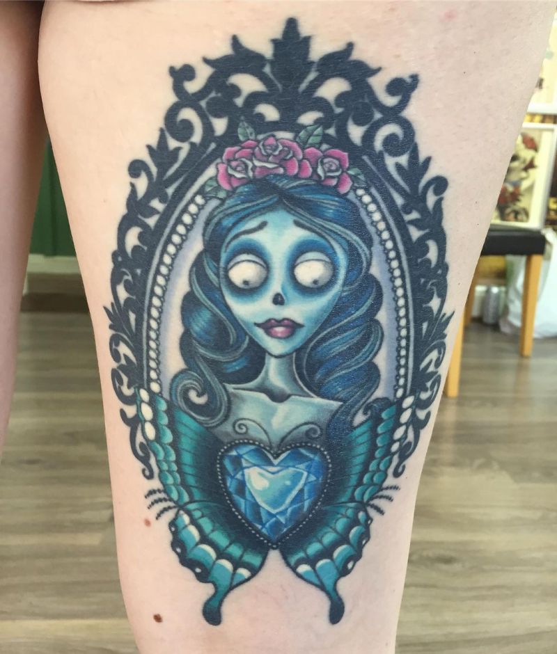 30 Unique Corpse Bride Tattoos You Will Love