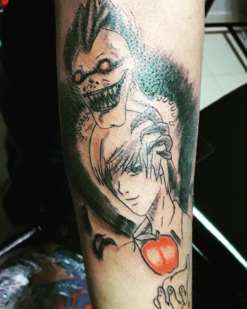 30 Unique Deathnote Tattoos You Must Love