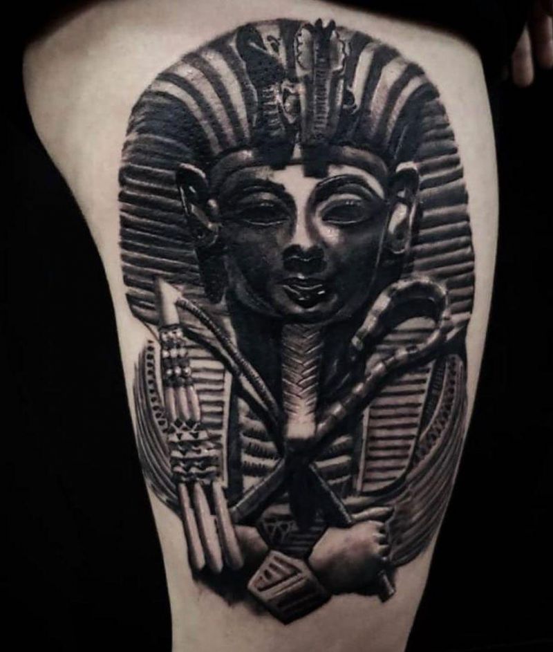 30 Unique King Tut Tattoos You Must Try