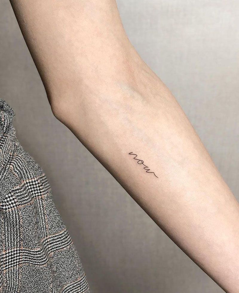 30 Unique Now Tattoos for Your Inspiration