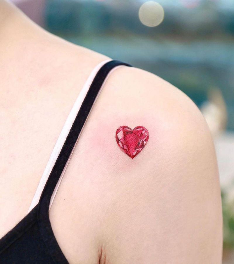 30 Pretty Ruby Tattoos You Must Try