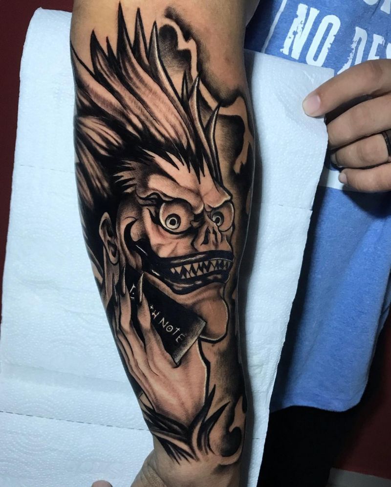 30 Unique Deathnote Tattoos You Must Love