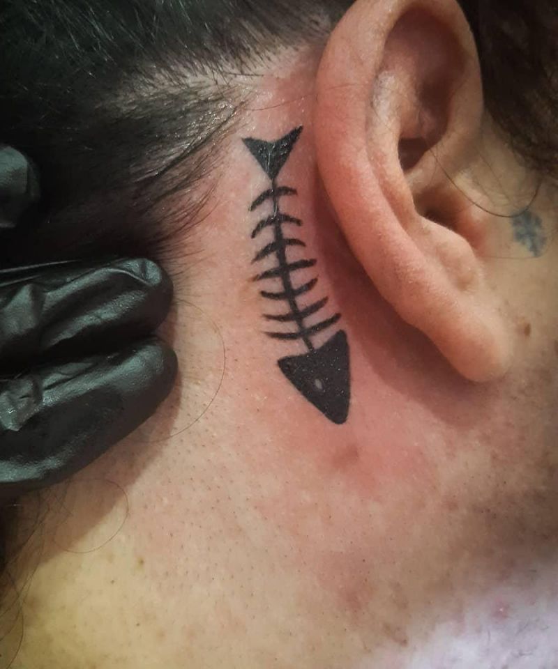 30 Unique Fishbone Tattoos You Can Copy