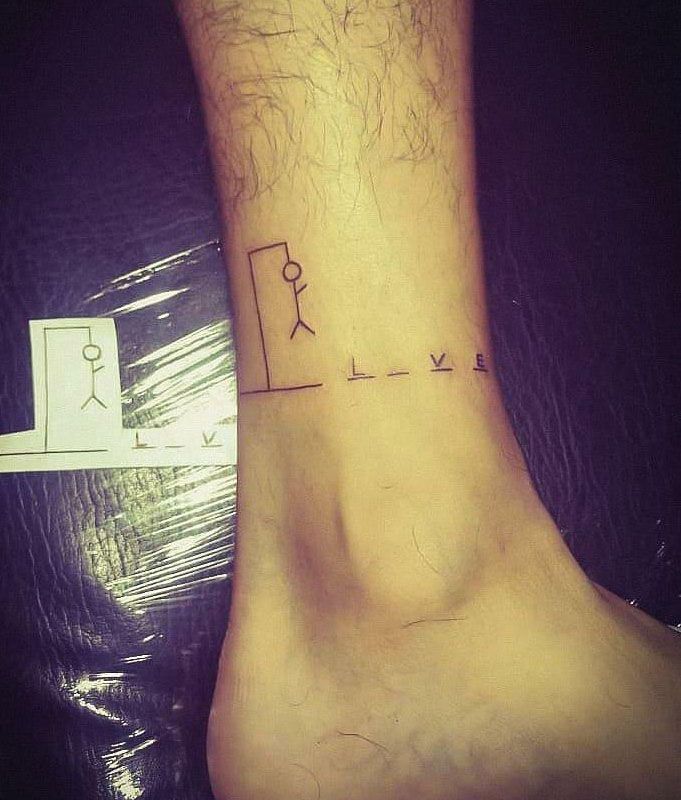 27 Unique Hangman Tattoos You Must Love