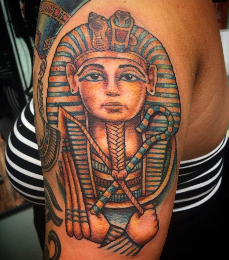 30 Unique King Tut Tattoos You Must Try