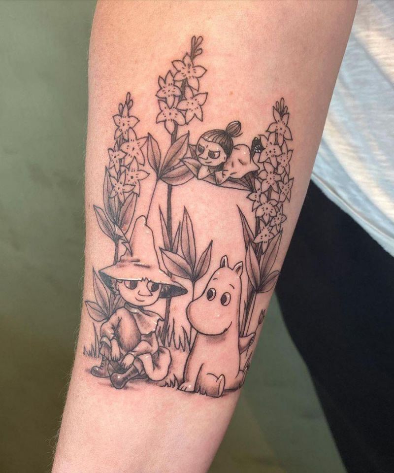 30 Cute Moomin Tattoos You Must Love