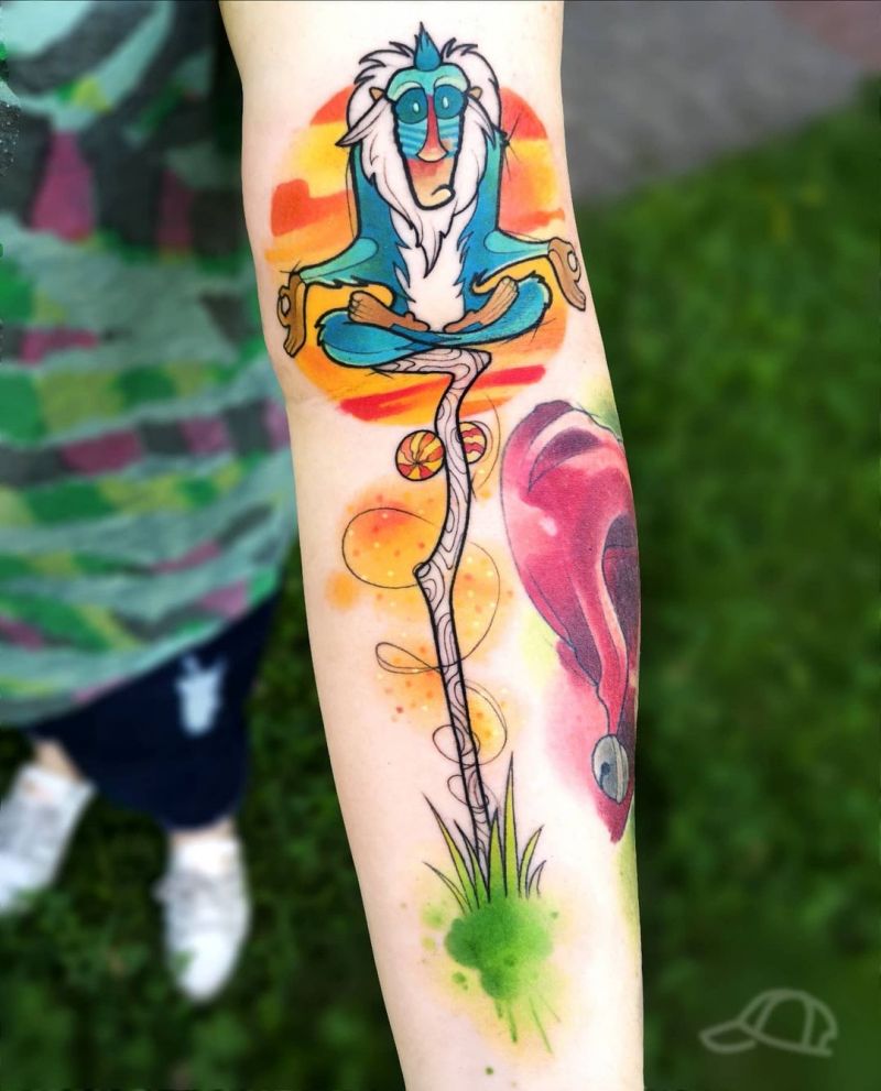 30 Unique Rafiki Tattoos You Must Try